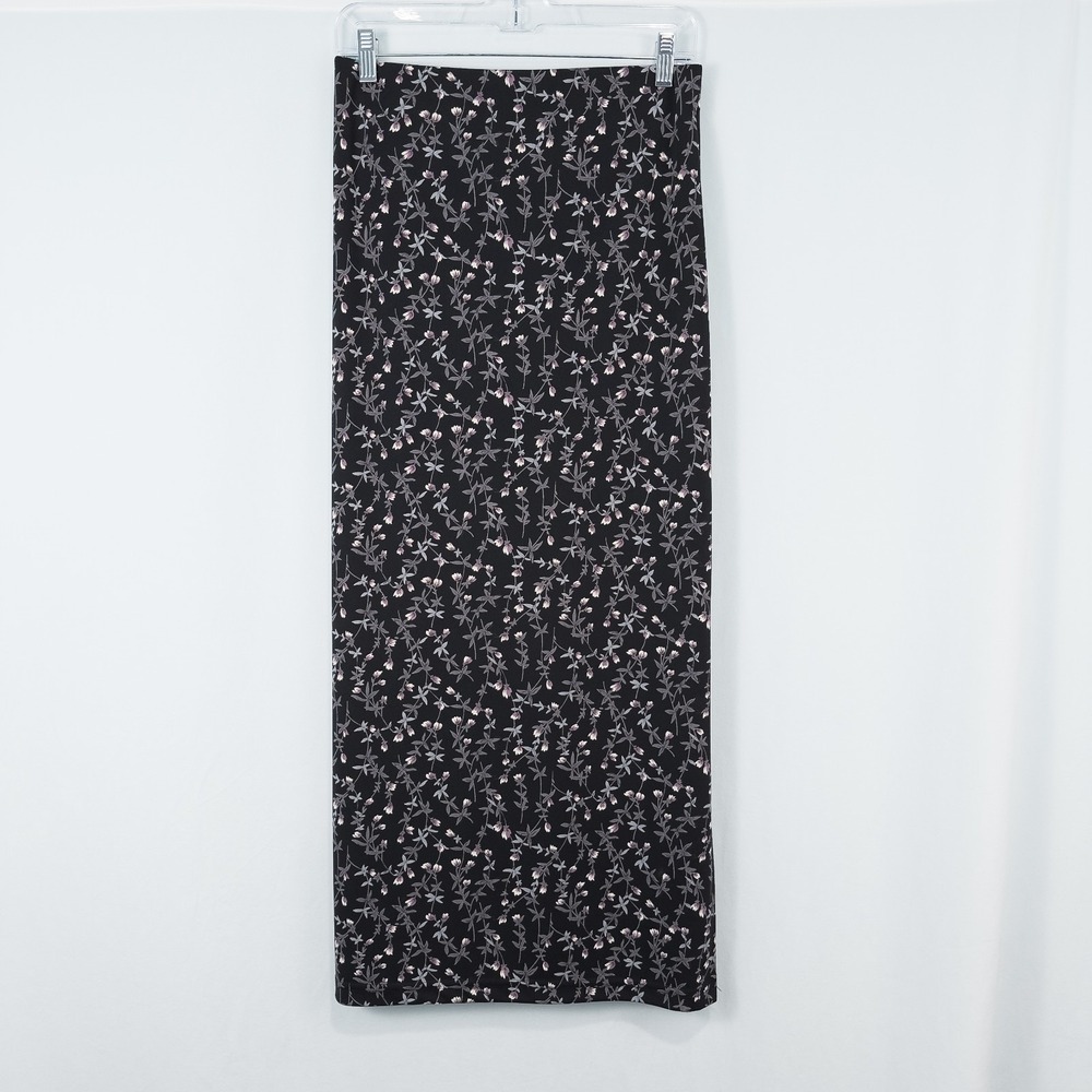 Vintage A Byer Floral Maxi Skirt Medium Side Slits Whimsigoth Y2K Fairy Grungeโ